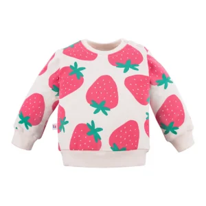 Bluza dziecieca ecru TRUSKAWKI