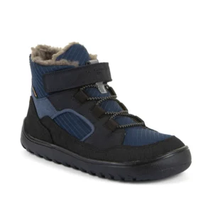 TRZEWIKI ZIMOWE BAREFOOT UP PATH TEX BLACK BLUE